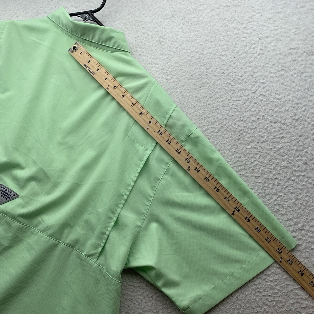 Columbia PFG Tamiami Shirt Mens XL Mint Green Fishing Outdoors Vented FM7266 Dad - Picture 8 of 10